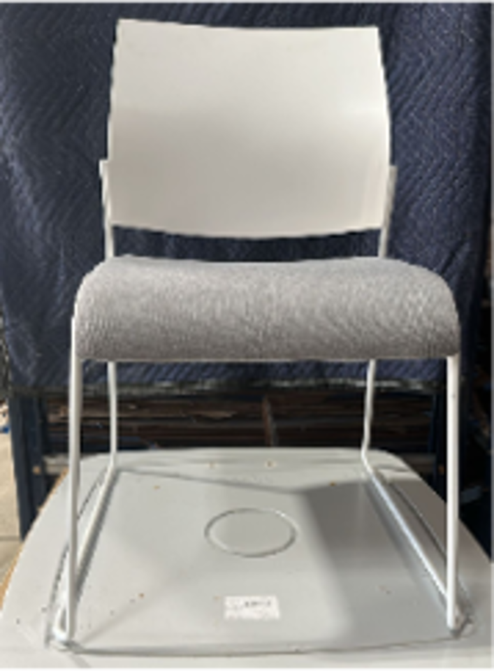 Midback, Stacker, Polypropylene Back, Sled Base, No Arms (Discarded from SO#8618-30789 Line 2)