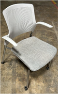 Global Stream Four Legged Chair with casters