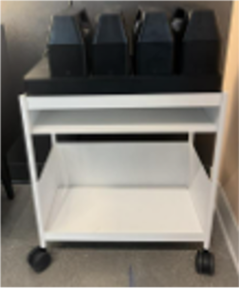 OE1 Storage Trolley, Power Pack and Power Tray