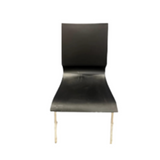 Knoll Gigi Armless Stackable Side Chair - Black Shell