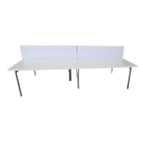 Knoll Antenna Double Sided Work Table with Center Privacy Screens