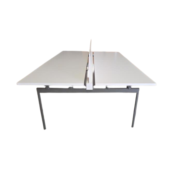 Knoll Antenna Double Sided Work Table with Center Privacy Screens