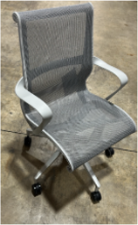 Multi Purpose Chair, black mesh