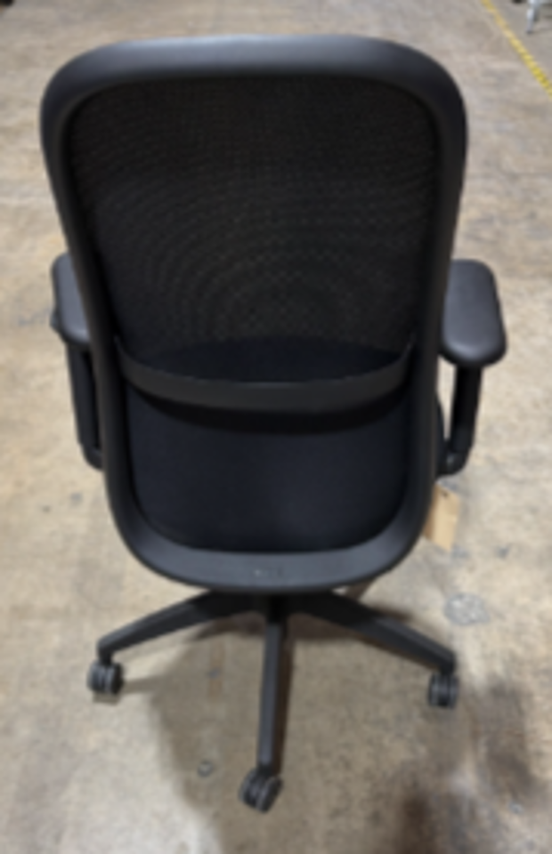 O6 TASK MESH HIGH BACK CHAIR 4D ADJ. ARMS - BLACK - WLST