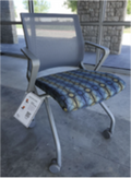 Side Chair, nester fixed arms, upholstered - 1062.FT4.AR1.US.SC.27.FG4.CS6MB.MC2.1.FC2.AC