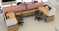 Canvas Vista System - 2 HM Desks