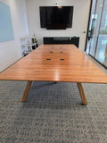 Rockwell Library Table - Rustic Oak - HLC CONF 114