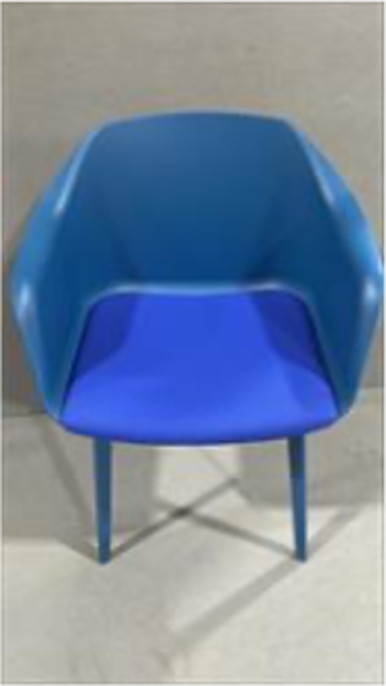 Via Coleuri 4-leg Chair with matching base (Order #412895-Rcvd for Proj UT Austin)