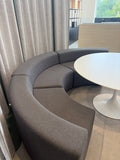 K Lounge Semi Circle Sofa: Grey - LOUNGE 107