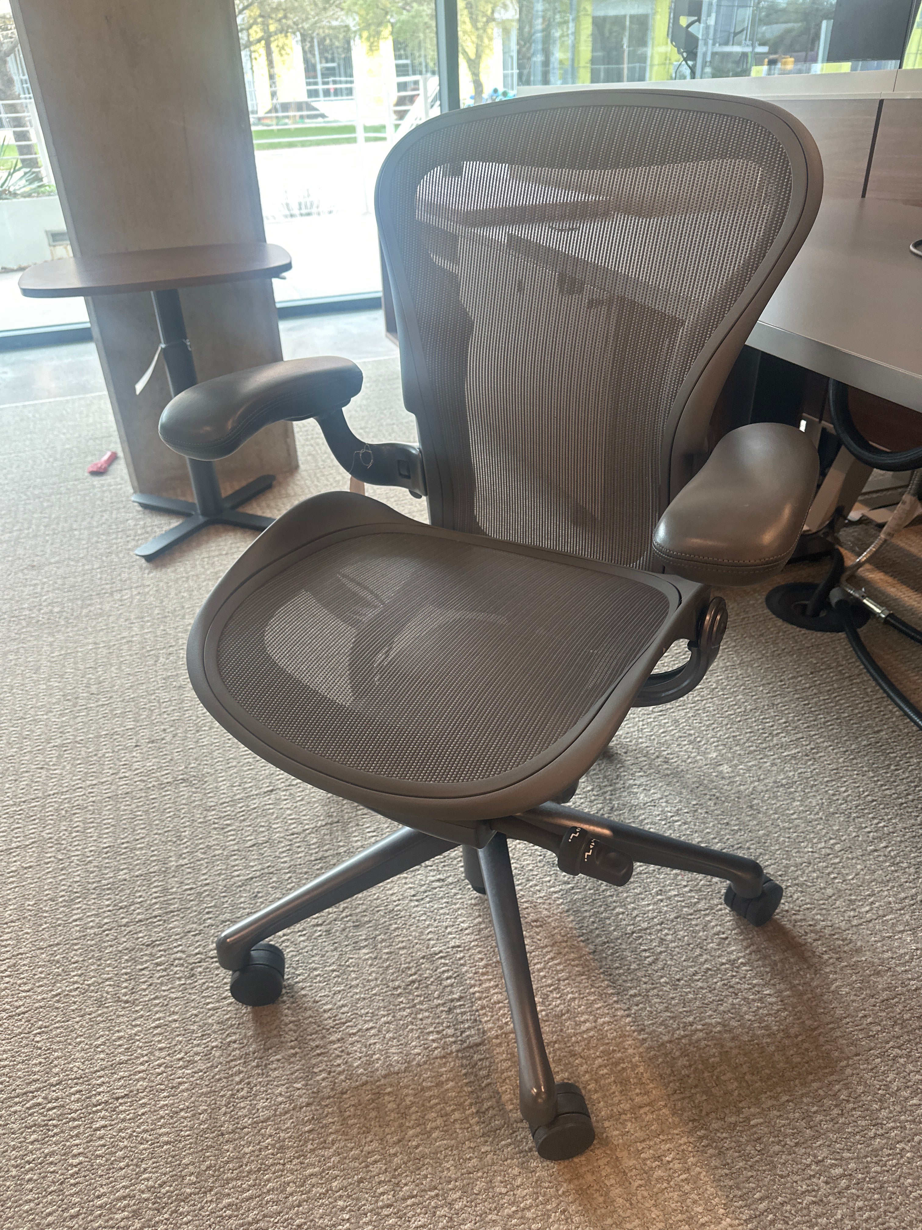 Work Chair,New Aeron,A Size,Low-Hgt Range Adj,Tlt Lim and S