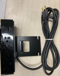 Knoll Clamp-on Outlet, Black