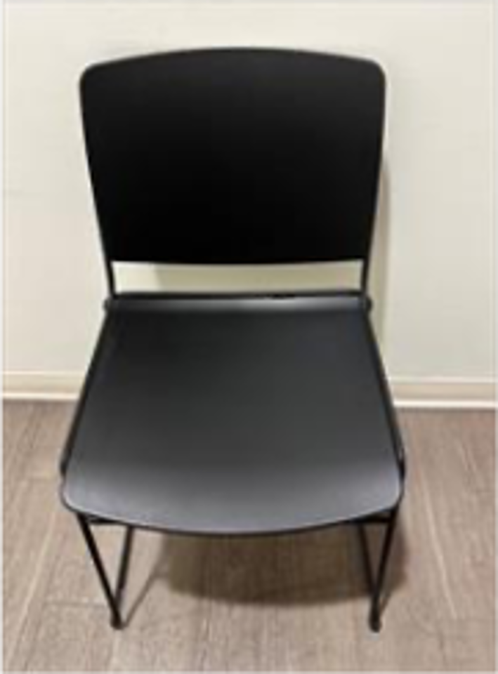 Sellex Basic Sitting Chair, black plastic