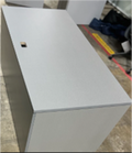 29.69"d x 60"w x 29.5"h, Freestanding Table w/ 2 Full End Panel, ZIRA