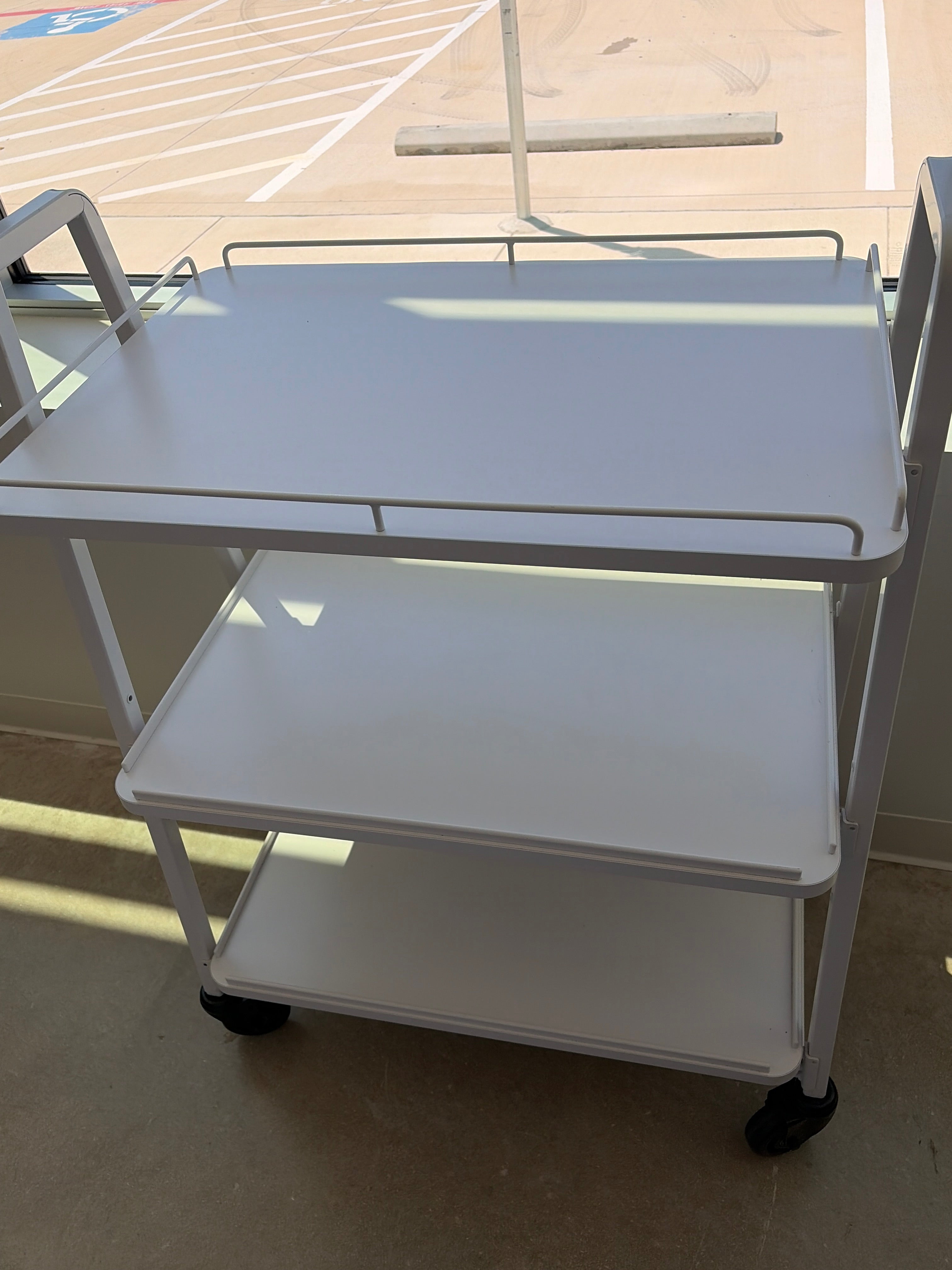 Rockwell Hospitality Cart: White - FLEX OPT1