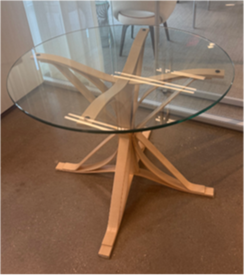 Frank Gehry Face Off 36" Cafe Table
