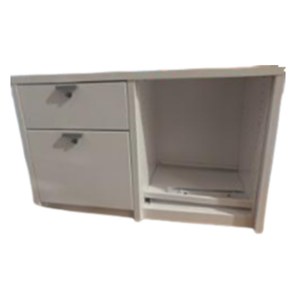 Knoll Template Credenza - (2) Shelves Right, Box Left