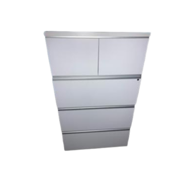 Knoll Autostrada Storage Anchored Cabinet - Hinged Upper Door
