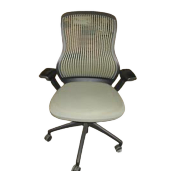 ReGeneration by Knoll Flex Back Net Task Chair - Light Grey