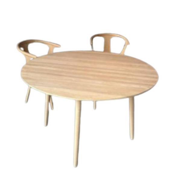 & Tradition  Round Table - 47.5" Diameter, Oak