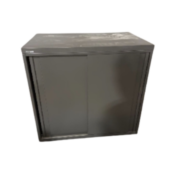 Knoll Calibre Cabinet - 2 Door, Laminate Dark Grey - 36" Wide