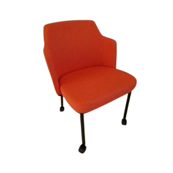 Knoll Remix Side Chair - Orange