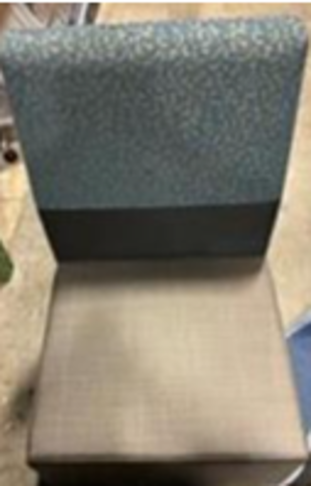 Kimball Fringe Midback Lounge, Armless