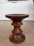 Eames Turned Stool,a shape,walnut - RECEPT 101