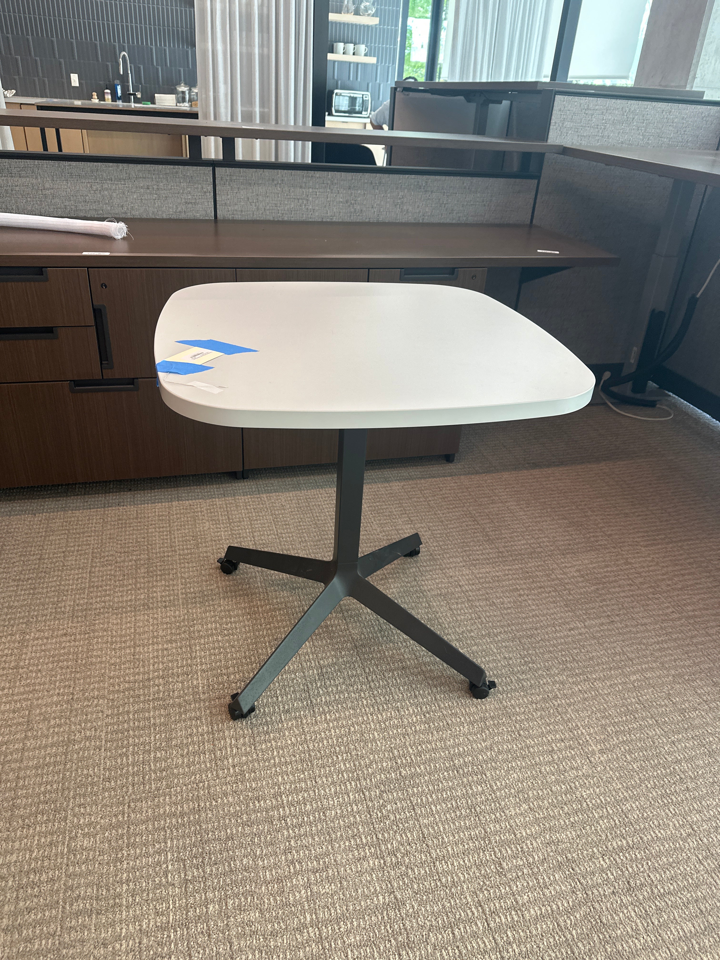Everywhere Soft Square Table,Squared Edge,Ptd Formcoat Top/