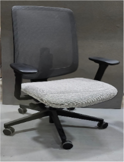 Wk Chair, Assembled,Interweave 2 suspension back,stan OPTION: AJ:+adjustable lumbar with sacral support