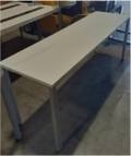 Work Table- 72" x 22" x 29"/ Silver frame