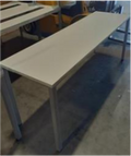 Work Table- 72" x 22" x 29"/ Silver frame