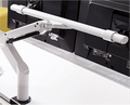Crossbar Arm Kit, table clamp mount, cable management clips OPTION: 118:PAINT: Bright White