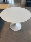 Medium White Saarinen Table 36w x 26h - STEPS 107