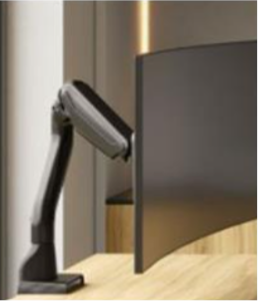 Single Dymanic Arm, Black