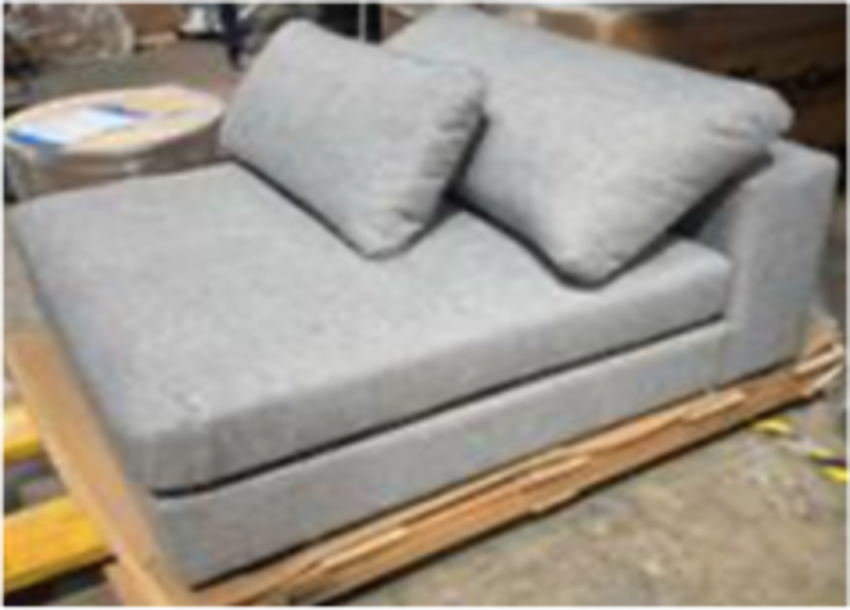 Center Couch / 38W x 46D x 21H
