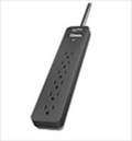 Surge Protector, Black 10 Ft Cord