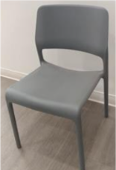 Spark stacking side chair OPTION: 05:COL: Dark Grey