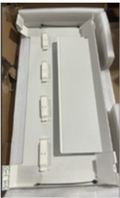 Hinged Cover Assy (Cleats), White
