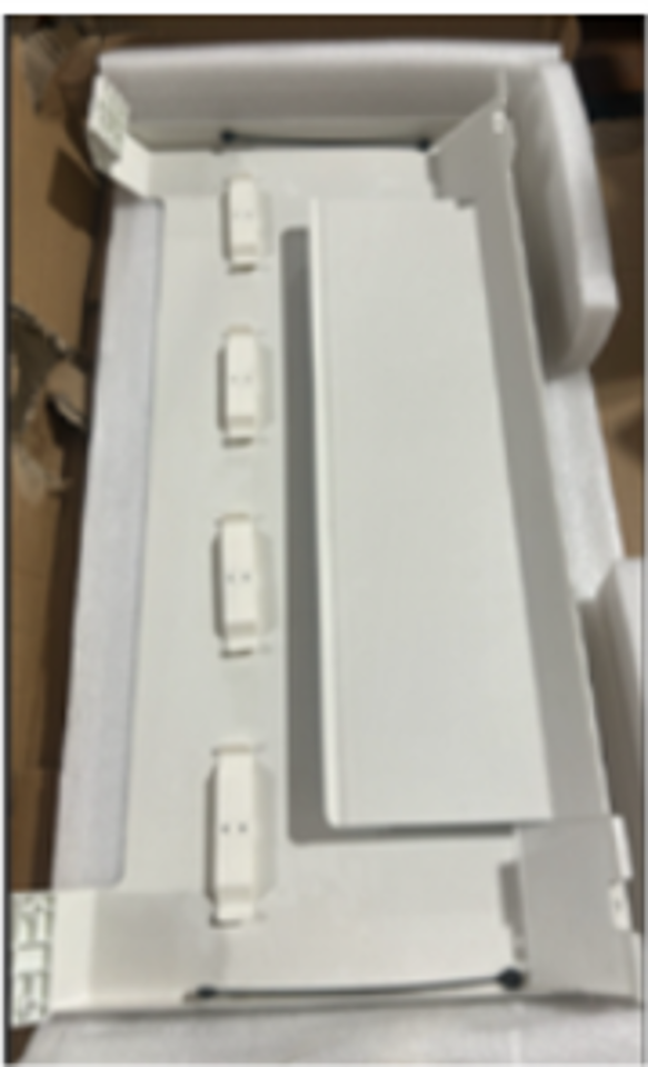 Hinged Cover Assy (Cleats), White