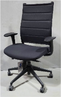 Thintex High Back Task, Std, Synchro Seat Depth Adj, Adj Arms