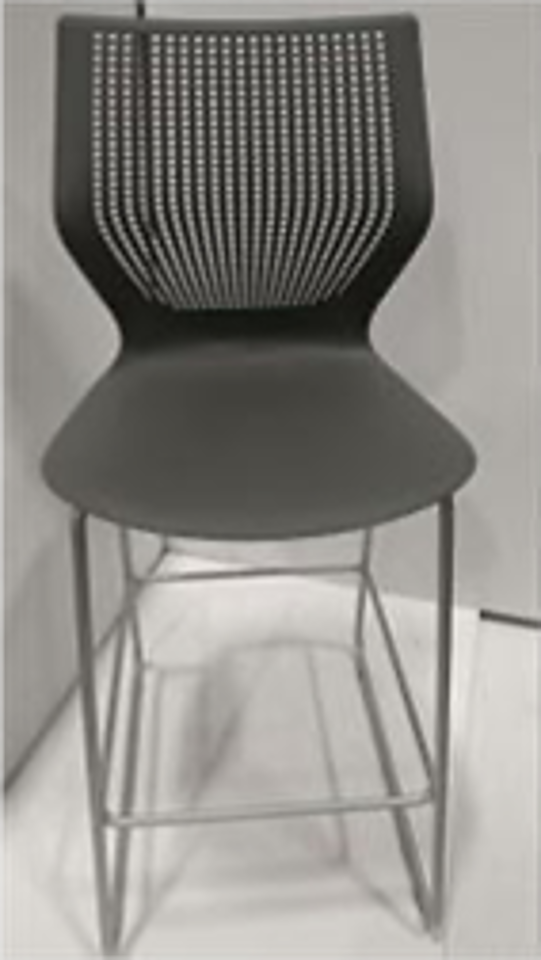 MultiGeneration by Knoll counter-height stool, non-upholstered seat, armless, glides