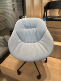 About A Chair 153 Soft Duo, 5-Star Swivel, Fully Upholstered,fully uphst