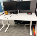 Standing Desk & Privacy Screen - Granite - KIT 101 PM AREA