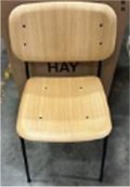 Non-Upholstered 4-Leg Metal Base Chair w/Molded (SO#23369-49734