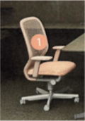 Newson task chair, high performance arms, 5-star polished al