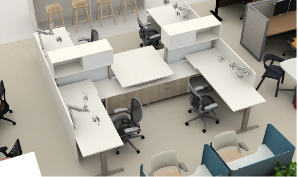 Canvas Vista Dock - 4 Workstations