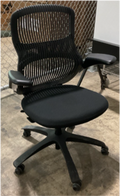 Generation by Knoll task chair, height adjustable arms, plastic base, standard cylinder, no lumbar, hard casters, knockdown OPTION: DK:FINISH- Dark OPTION: 09:BACK- Onyx OPTION: USF:SEAT- Ultra Seat F