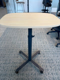 Passport Wk Table, Large,North America,sq-edge,20" d,27" w, - Passport Table, FLEX OPT1 - WITH BAG HOOK