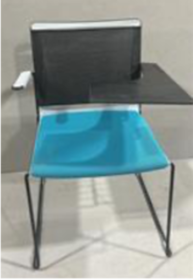 Stackable Chair, Mesh Back Sled