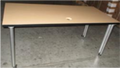 Propeller Table w-grommet, casters, 60"W x 30"D